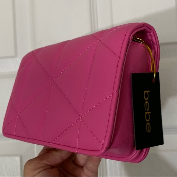 NWT. Bebe Pink Crossbody bag - Picture 10 of 16